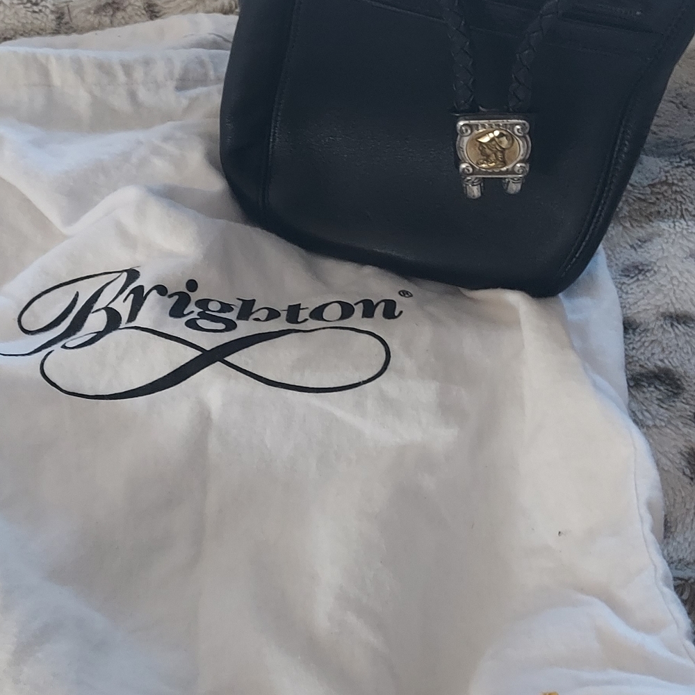 Dark Navy/Black Brighton Draw Sting Sac Purse